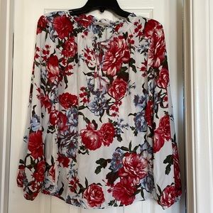 Floral blouse from the Loft